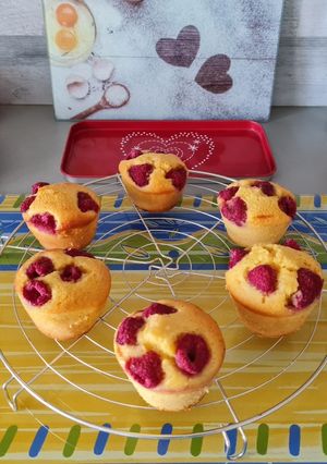 Une photo de Muffin Danette vanille avec au choix fruits ou pépites