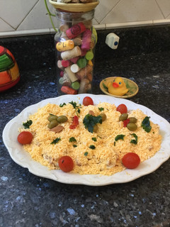 Una foto de Huevos rellenos