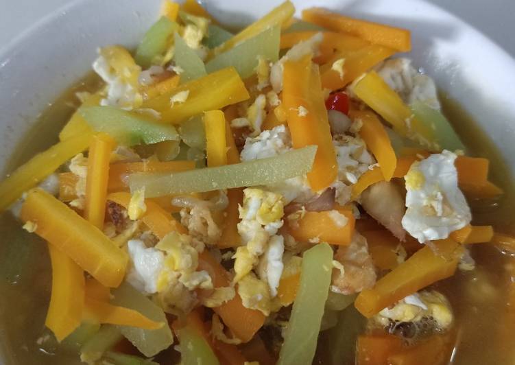 Resep Sayur Labu Wortel, Enak Banget