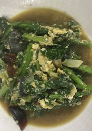 Foto resep Tumis horenso telur pitan