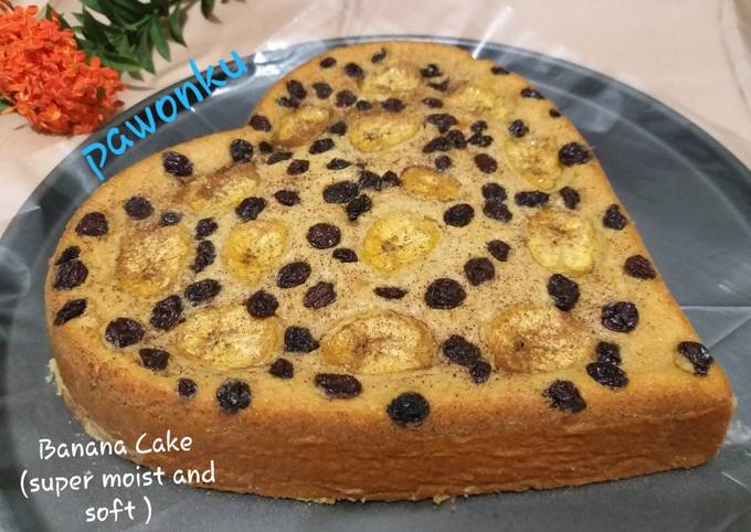 Resep 90.Banana Cake (moist and soft) Anti Gagal