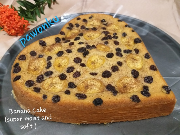 Resep 90.Banana Cake (moist and soft) Anti Gagal
