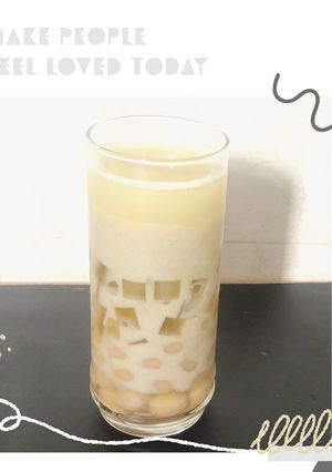 Hình của món Trà sữa đậu xanh không đường thực dưỡng cho ngày thèm ngọt 🍵.