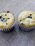 Muffins de cambur (banana) y chocolate