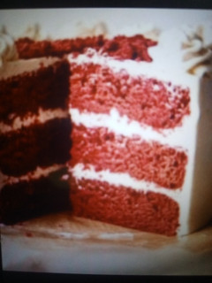 A picture of Red velvet cake.