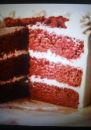 A picture of Red velvet cake.