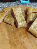 Hojaldre normal o sin gluten con paté de atún y chóped a tú gusto