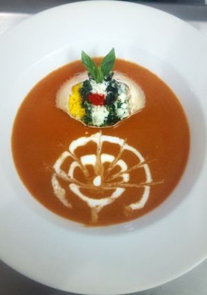 A picture of Crab bisque.