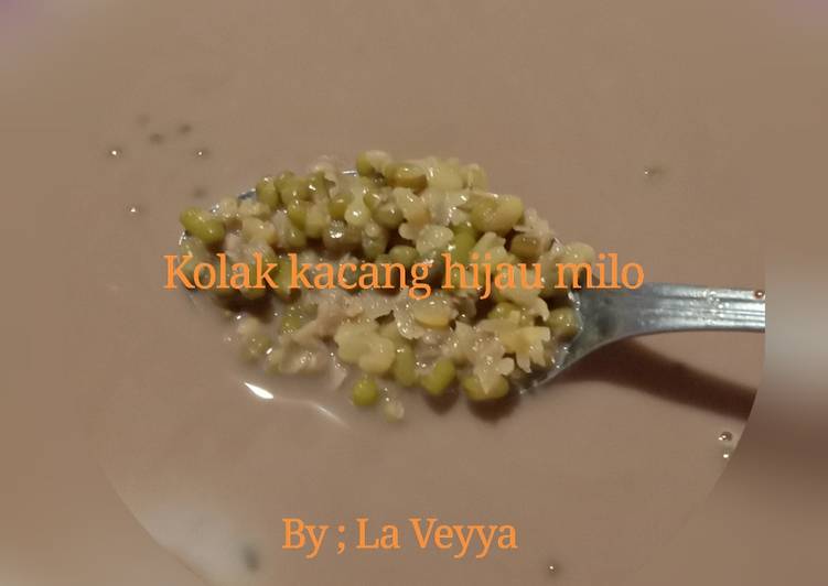 Kolak kacang hijau milo