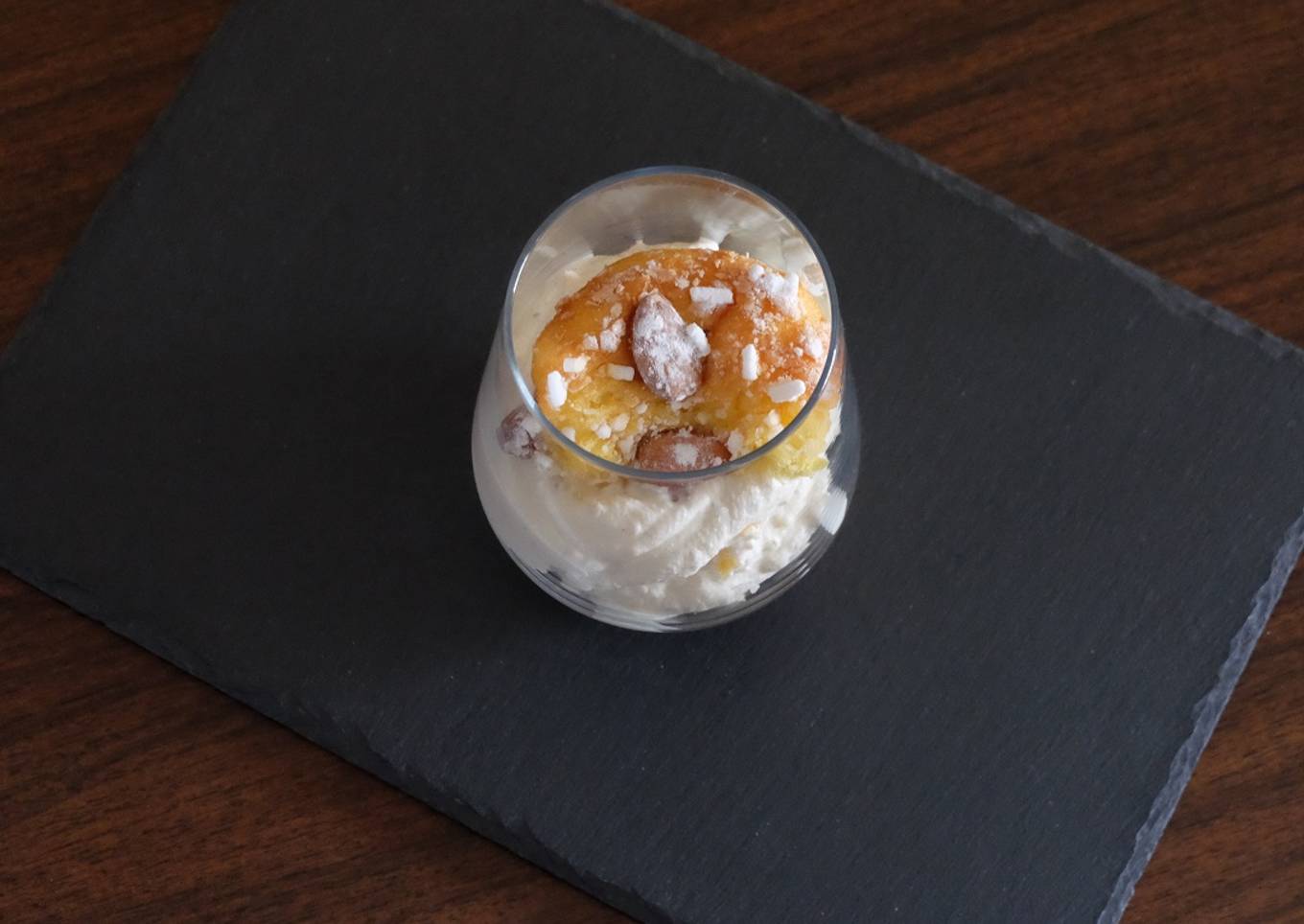 All'arancia ricotta mousse: