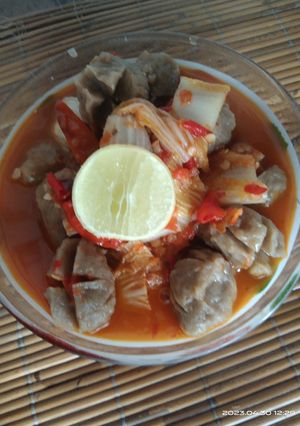 Foto resep Pentol kuah Taichan
