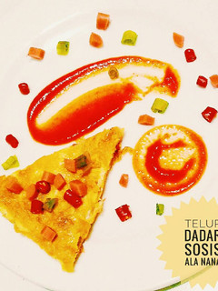 Foto resep Telur Dadar Sosis