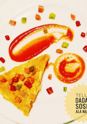 Foto resep Telur Dadar Sosis