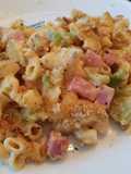 Ham & Broccoli Mac N Cheese Casserole