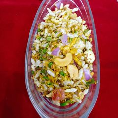A picture of Bhelpuri Fireless Cooking With Puffed Rice.