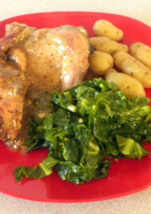 A picture of Belgian braised Rabbit.