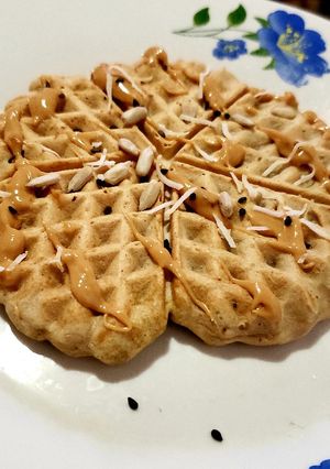Una foto de Wafle de avena - vainilla