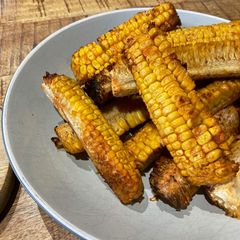 A picture of Air fryer corn ribs 🌽.