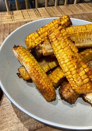 A picture of Air fryer corn ribs 🌽.