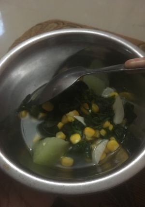 Foto resep Sayur Bening Katuk Jagung Labu