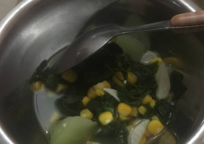 Resep Sayur Bening Katuk Jagung Labu Oleh Nadya Cookpad