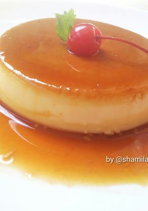 Foto resep Fluffy Custard Pudding Caramel #BikinRamadhanBerkesan #day3