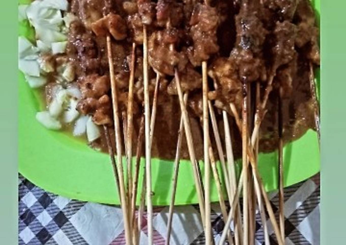 Sate Ayam bumbu Kacang
