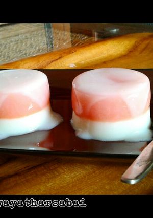 Foto resep Puding Tomat Lapis Susu
