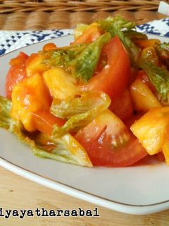 Foto resep Salad Tomat Nanas Pedas