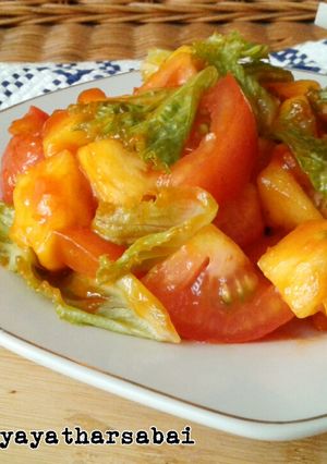 Foto resep Salad Tomat Nanas Pedas
