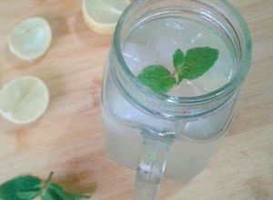 Foto resep Es Daun Mint Jeruk Nipis