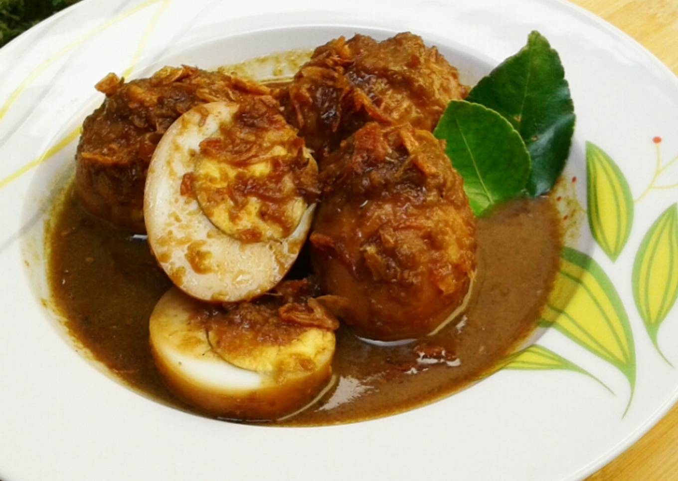 Telur Rebus Bumbu Kecap