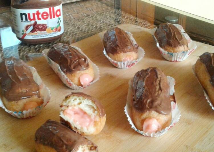 Nutella Eclair dengan Fla Tomat