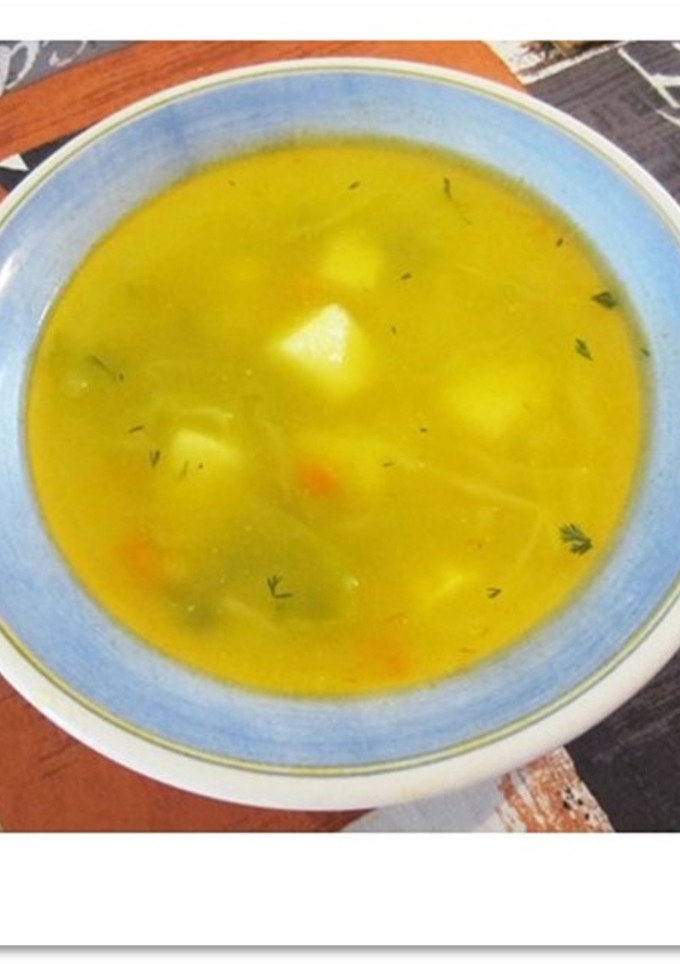 Una foto de Sopa de col con queso