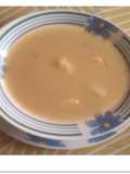 Sopa de avena con queso