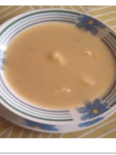 Una foto de Sopa de avena con queso