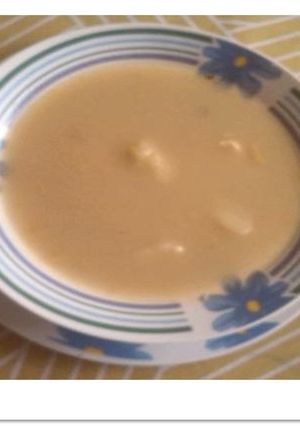 Una foto de Sopa de avena con queso