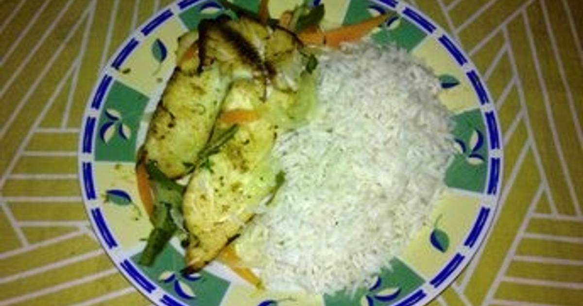 Tilapia al horno con vegetales en salsa de naranja Receta de vepi73