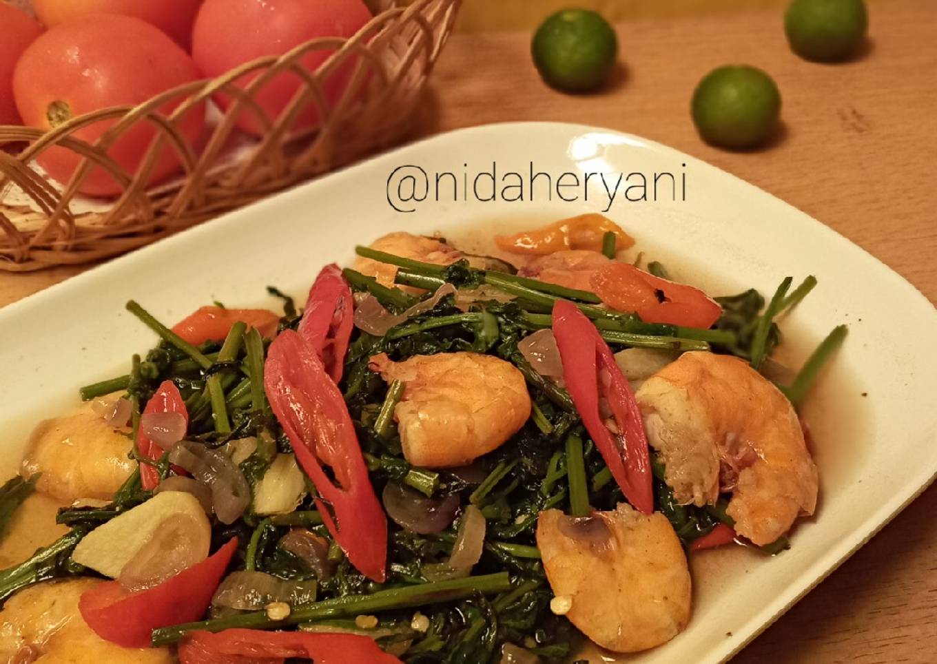 Tumis Pakis Udang