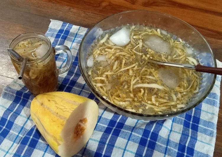 Cara Gampang Menyiapkan Es Timun Suri Selasih, Lezat Sekali