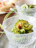 Easy Everyday Goya (Bitter Melon) with Ume and Sesame Dressing