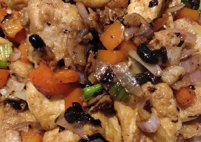 Step-by-Step Guide to Prepare Speedy Tofu in Black Bean Sauce