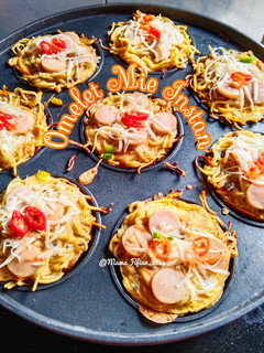 Foto resep Omelet Mie Instan