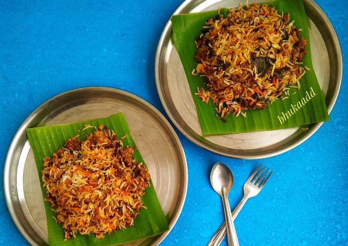 Mutton keema biriyani