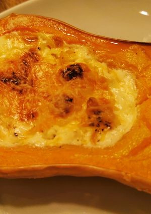 Une photo de Butternut farcie à la feta