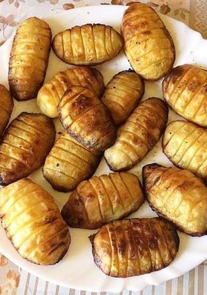 Vajas sült burgonya recept fotója