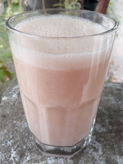 Una foto de Smoothie de durazno