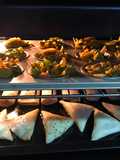 Oven baked samosas and rolls