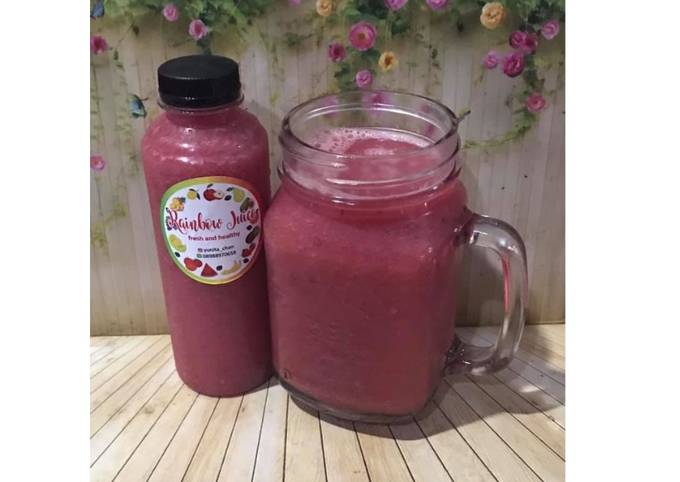 Resep Diet Juice Soursop Raspberry Watermelon Pear Purple Cabbage yang Lezat Sekali