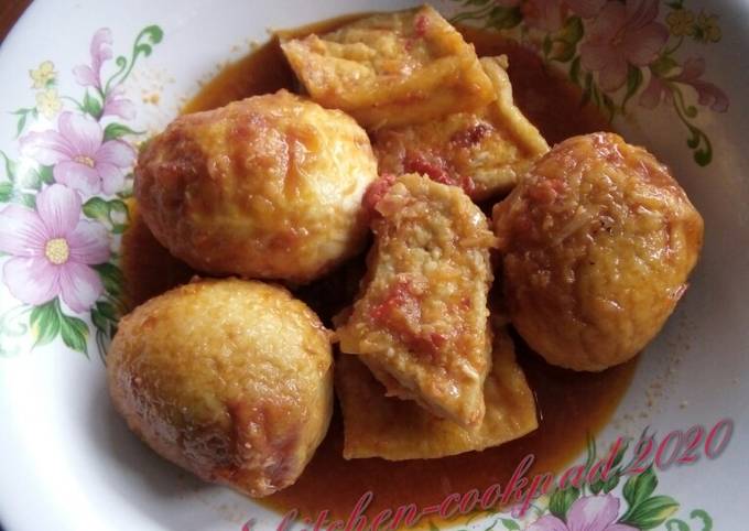 Cara Buat Bali Telur &amp; Tahu Yang Enak